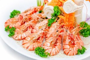 Tôm nướng muối hột