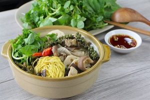 bao tử nấu tiêu xanh