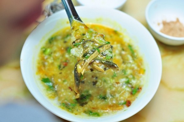 Món cháo lươn đậu xanh